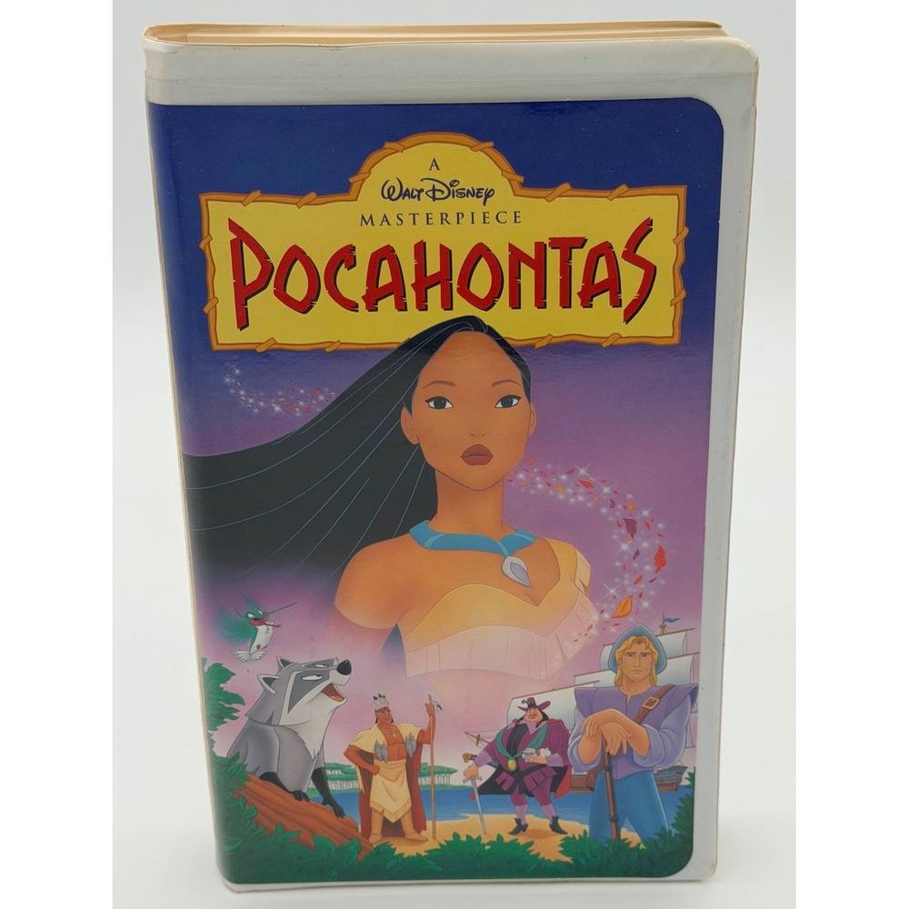 Pocahontas Walt‎ Disney Masterpiece Collection VHS 1995 Clamshell Case